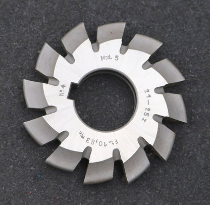 Bild des Artikels DOLD-Zahnformfräser-m=-5mm-No.-4-für-Z=-21-25-EGW-15°-gear-profile-cutter