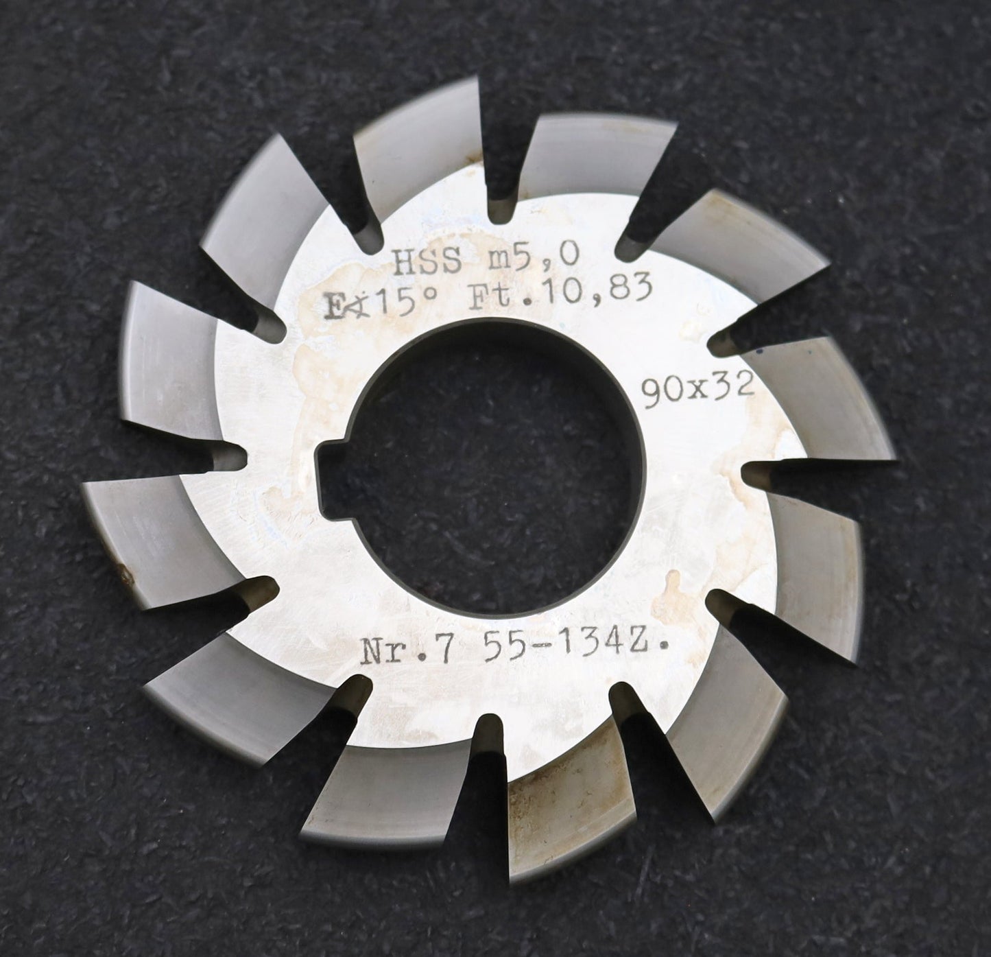 Bild des Artikels DOLD-Zahnformfräser-m=-5mm-No.-7-für-Z=-55-134-EGW-15°-gear-profile-cutter