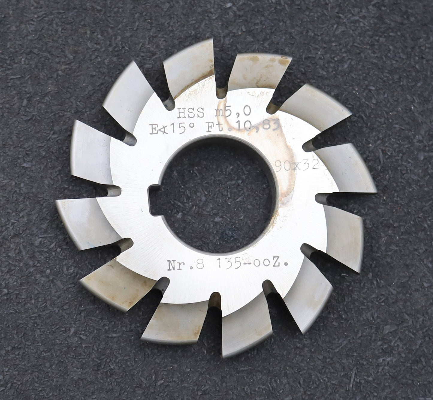 Bild des Artikels DOLD-Zahnformfräser-m=-5mm-No.-8-für-Z=-135-00-EGW-15°-gear-profile-cutter