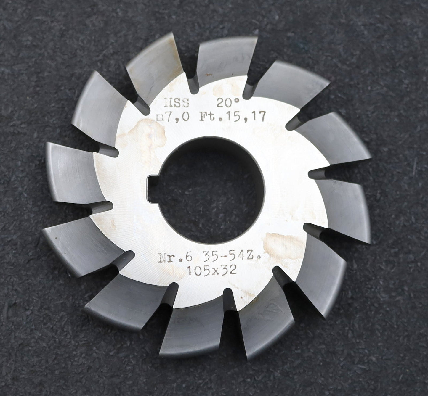 Bild des Artikels DOLD-Zahnformfräser-m=-7mm-No.-6-für-Z=-35-54-EGW-20°-Ø105x32mm-LKN