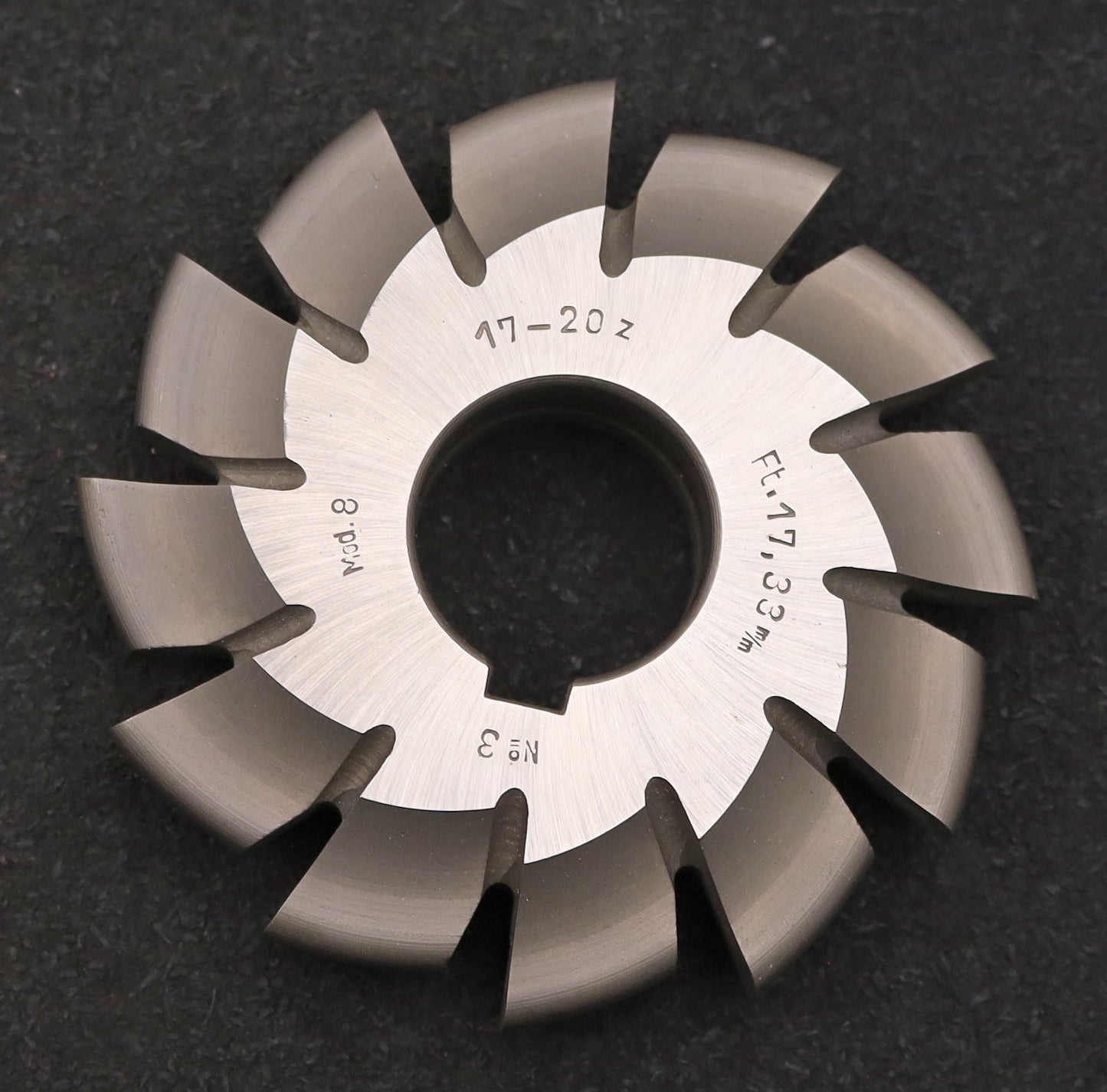Bild des Artikels DOLD-Zahnformfräser-m=-8mm-No.-3-für-Z=-17-20-EGW-15°-gear-profile-cutter