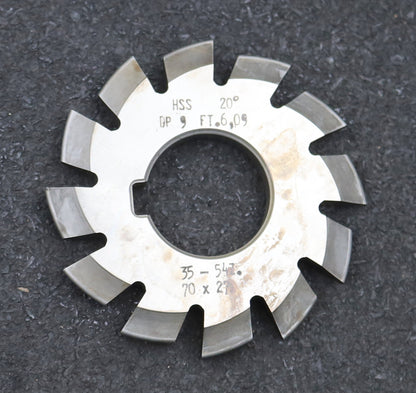 Bild des Artikels DOLD-Zahnformfräser-D.P.=-9-No.-3-für-Z=-35-54-EGW-20°-gear-profile-cutter
