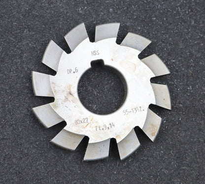Bild des Artikels DOLD-Zahnformfräser-D.P.=-6-No.-2-für-Z=-55-134-EGW-20°-gear-profile-cutter