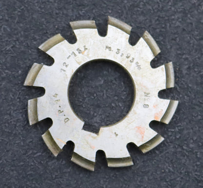 Bild des Artikels DOLD-Zahnformfräser-D.P.=-14-No.-8-für-Z=-12-13-EGW-14-1/2°-gear-profile-cutter