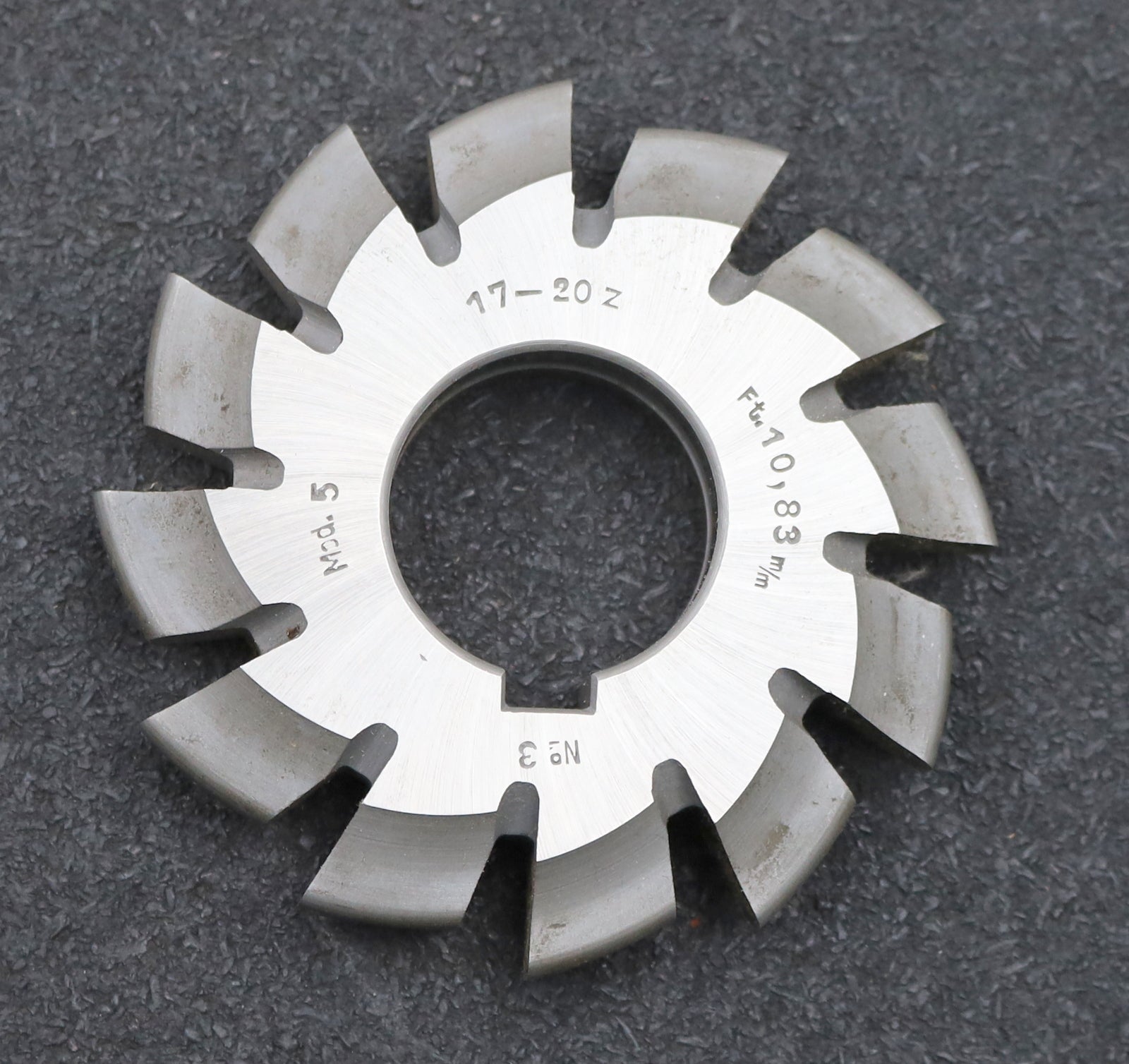 Bild des Artikels DOLD-Zahnformfräser-m=-5mm-No.-3-für-Z=-17-20-EGW-15°-Ø90x32mm-mit-LKN