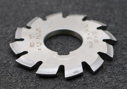 Bild des Artikels DOLD-Zahnformfräser-m=-1,5mm-No.-6-für-Z=-35-54-EGW-15°-gear-profile-cutter