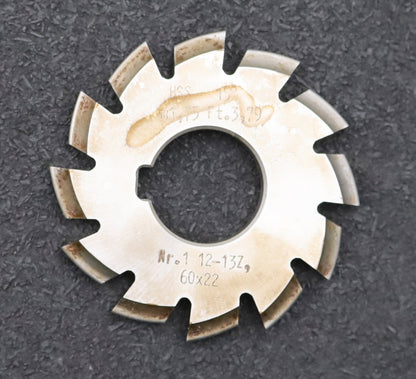 Bild des Artikels DOLD-Zahnformfräser-m=-1,75mm-No.-1-für-Z=-12-13-EGW-15°-gear-profile-cutter
