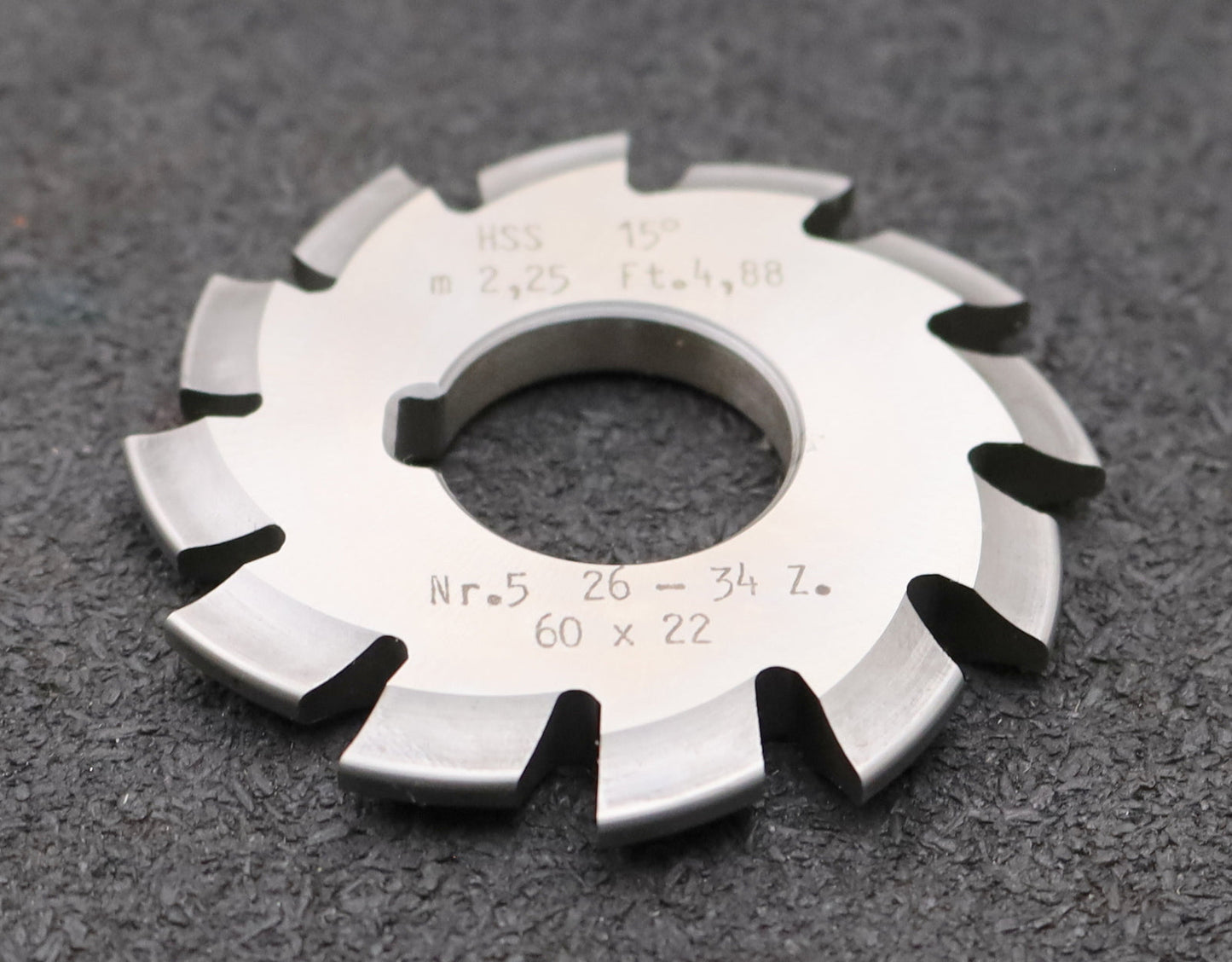 Bild des Artikels DOLD-Zahnformfräser-m=-2,25mm-No.-5-für-Z=-26-34-EGW-15°-gear-profile-cutter