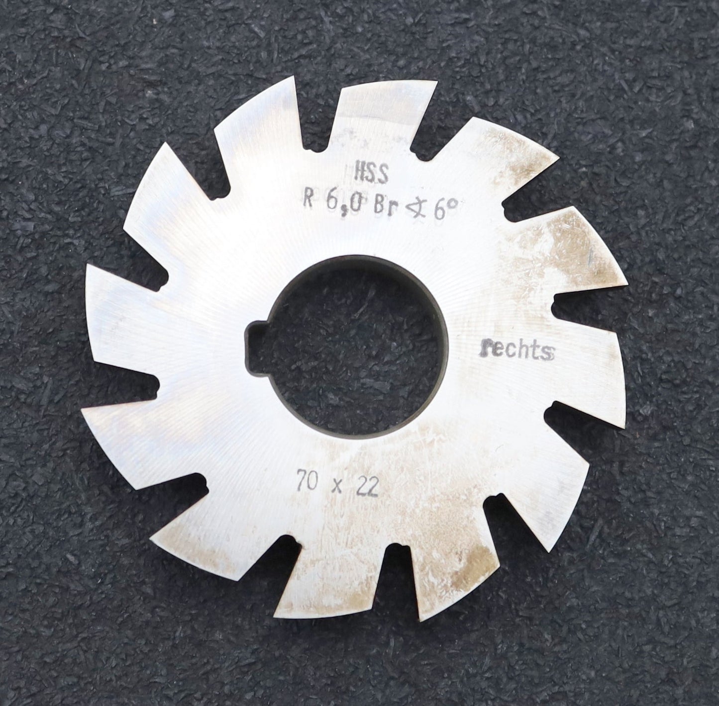 Bild des Artikels DOLD-Viertelrund-Formfräser-konkav-Radiusfräser-Radius-6mm-Schnitt:-rechts