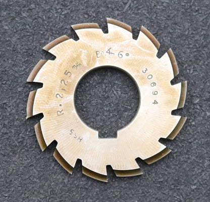 Bild des Artikels DOLD-Viertelrund-Formfräser-konkav-Radiusfräser-Radius-2,25mm-Schnitt:-rechts