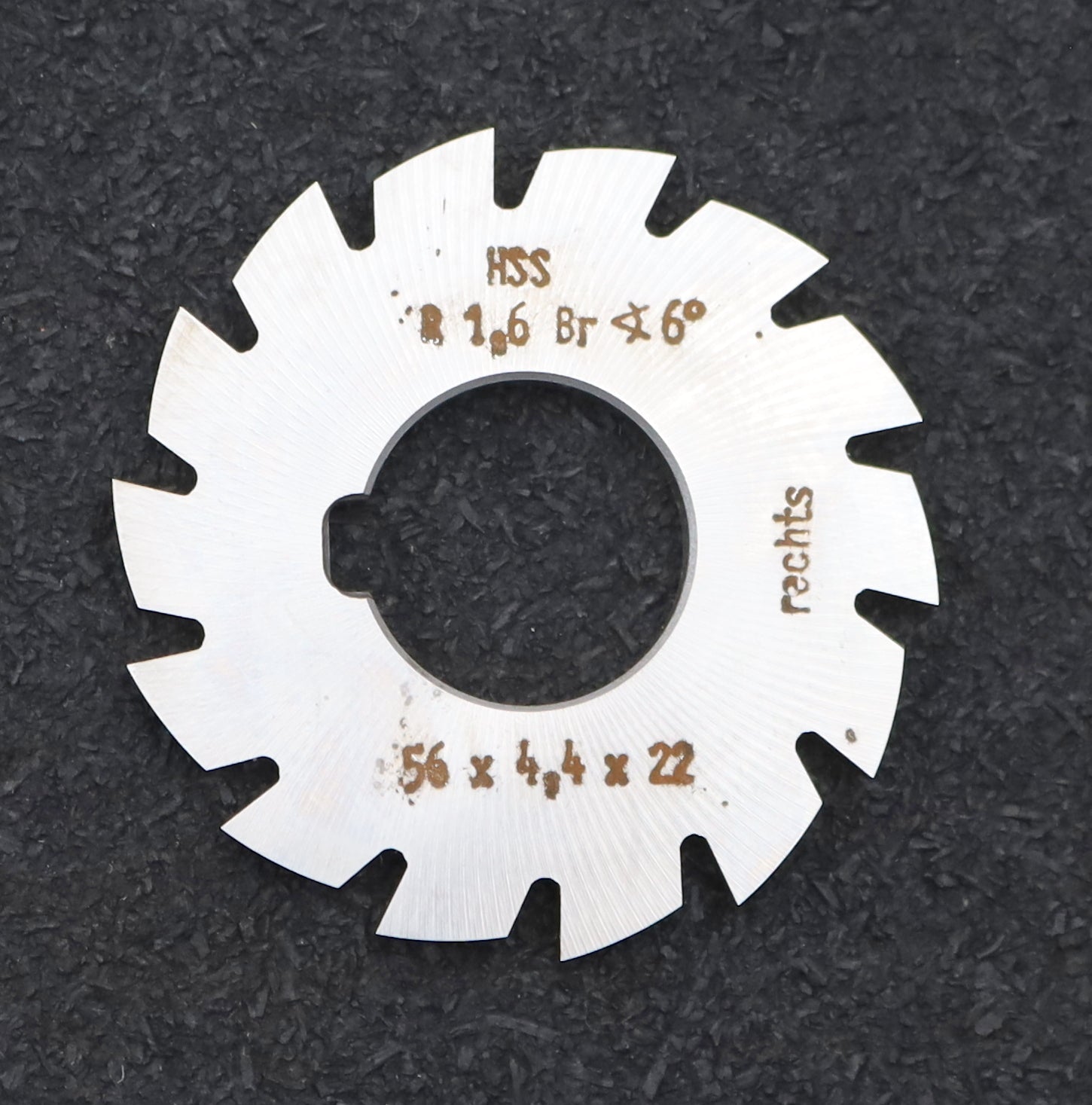 Bild des Artikels DOLD-Viertelrund-Formfräser-konkav-Radiusfräser-Radius-1,6mm-Schnitt:-rechts