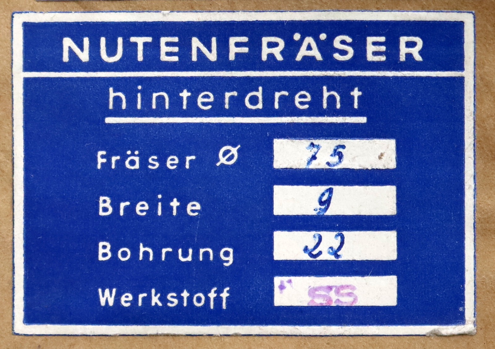 Bild des Artikels DOLD-Nutenfräser-slot-cutter-Nutbreite-9mm-16-Spannuten-Ø75x9x22mm-mit-LKN