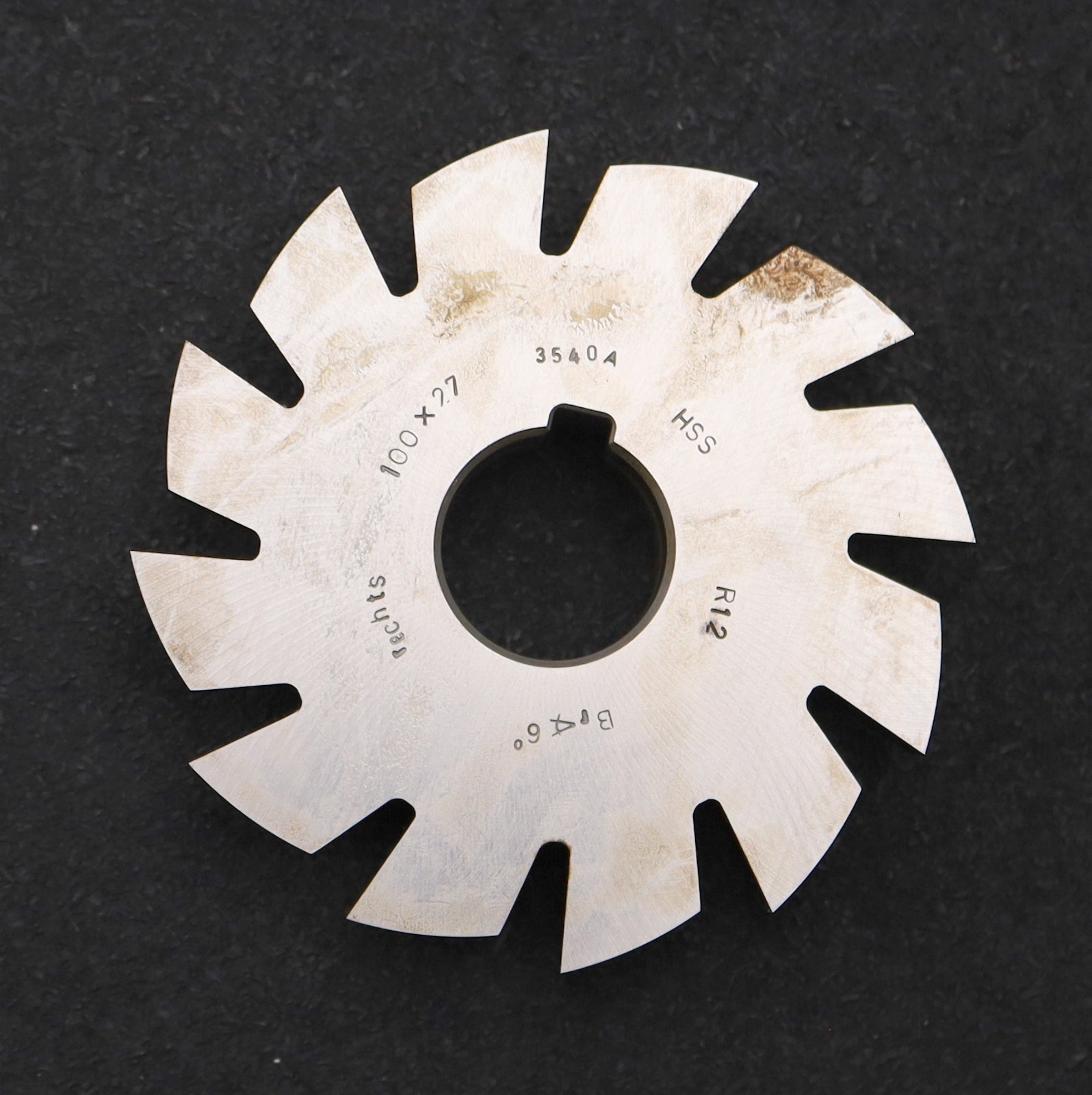 Bild des Artikels DOLD-Viertelrund-Formfräser-konkav-Radiusfräser-Radius-12mm-Schnitt:-Rechts