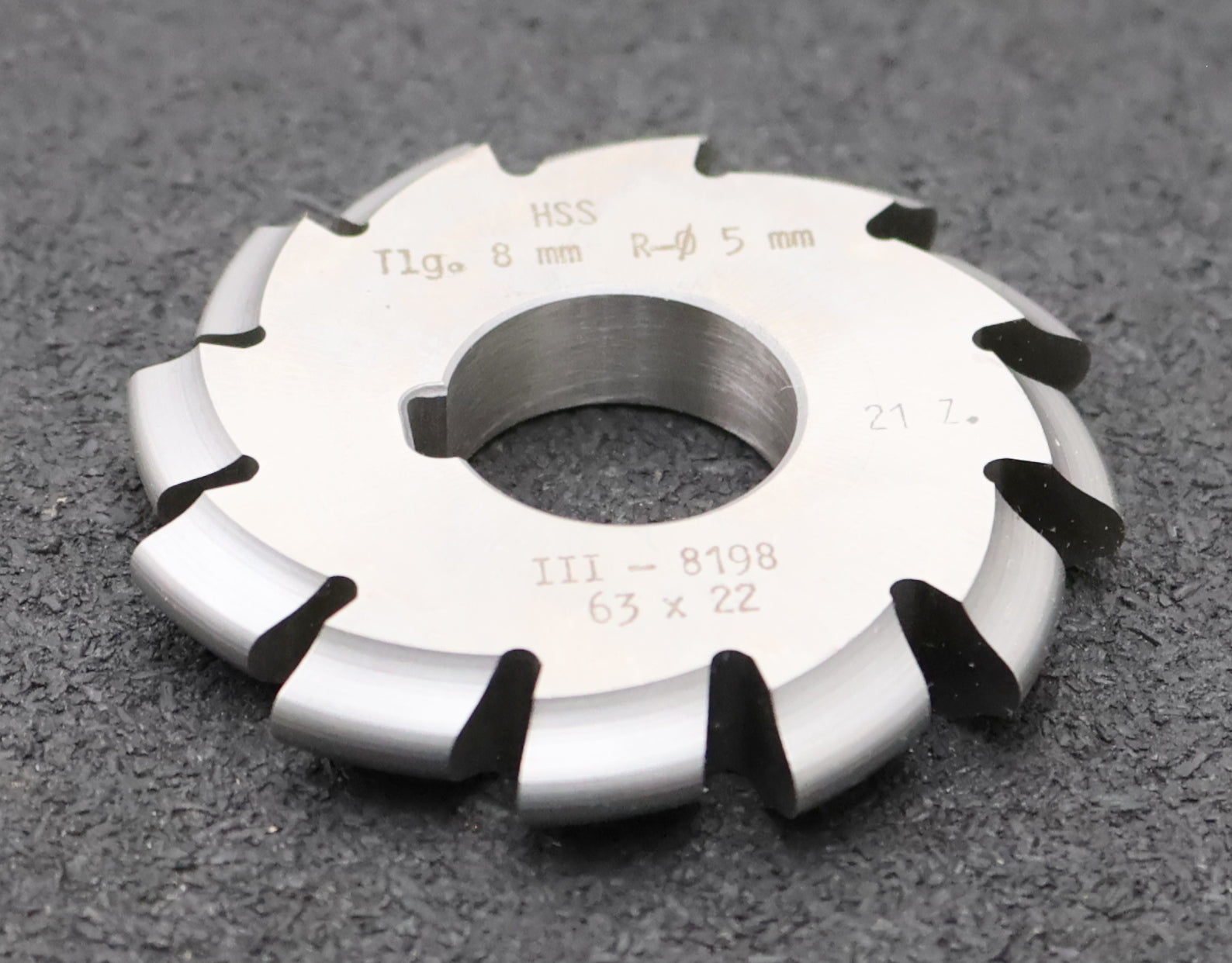 Bild des Artikels DOLD-Rollketenrad-Formfräser-Roller-chain-form-cutter-Teilung=-8,0mm-Profil-III