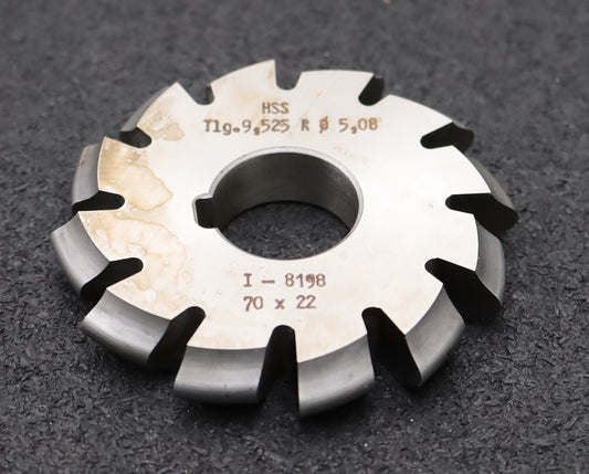 Bild des Artikels DOLD-Rollketenrad-Formfräser-Roller-chain-form-cutter-Teilung=-9,525mm=-3/8"-I