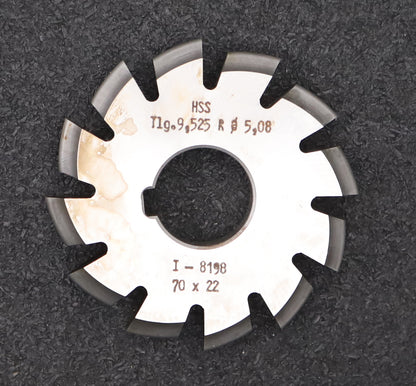 Bild des Artikels DOLD-Rollketenrad-Formfräser-Roller-chain-form-cutter-Teilung=-9,525mm=-3/8"-I