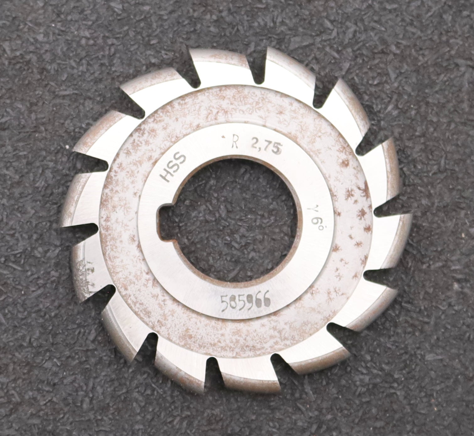 Bild des Artikels DOLD-Halbrund-Formfräser-konvex-Radiusfräser-Radius-2,75mm-Spannwinkel-6°-LKN