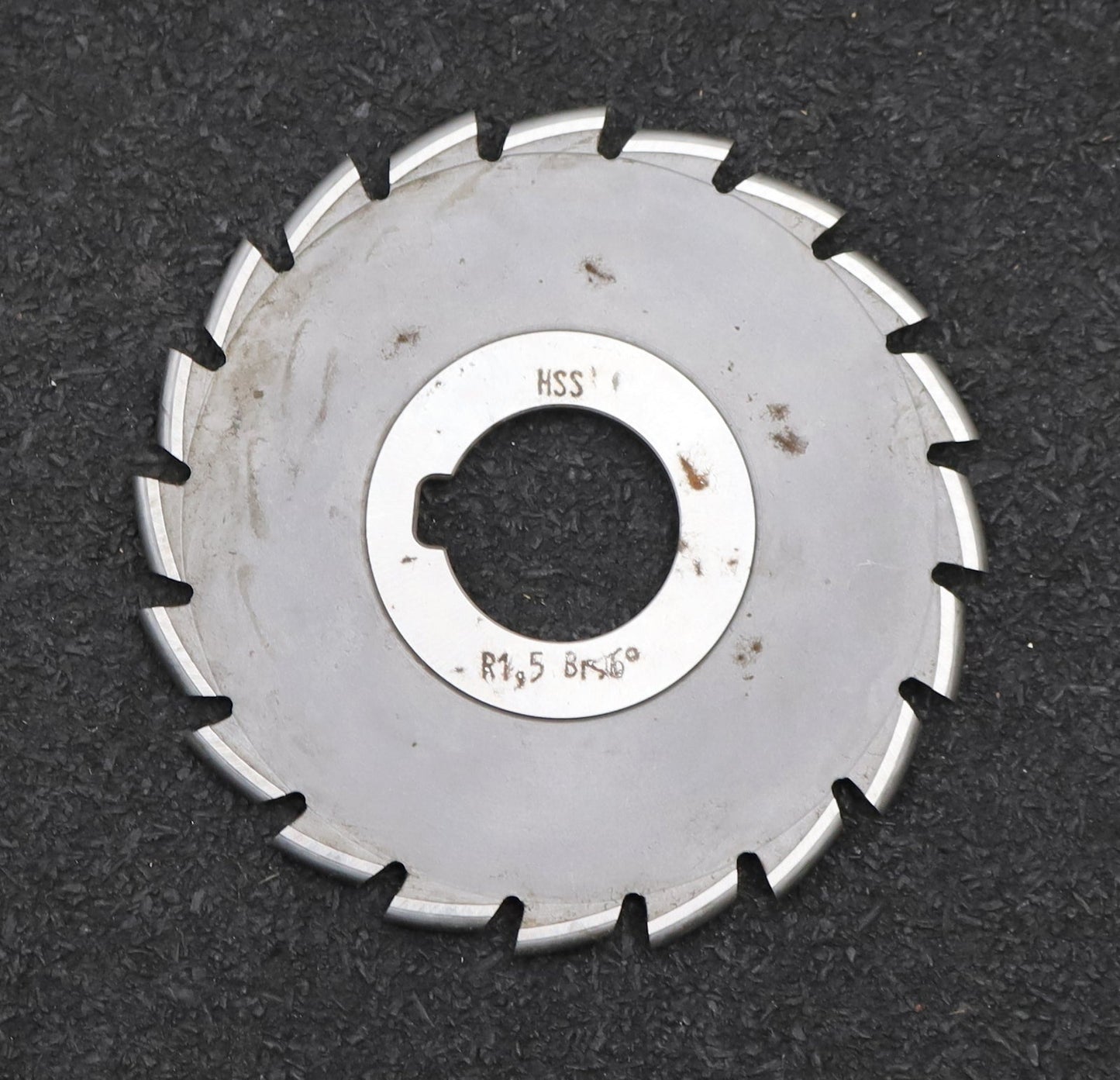 Bild des Artikels DOLD-Halbrund-Formfräser-konvex-Radiusfräser-Radius-1,5mm-Spannwinkel-6°-HSS