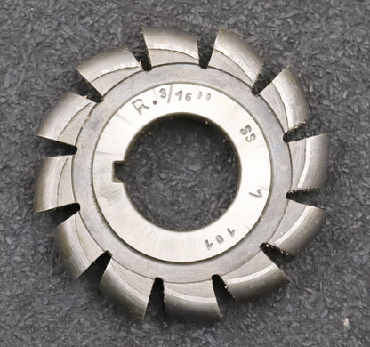 Bild des Artikels DOLD-Halbrund-Formfräser-konvex-Radiusfräser-Radius-3/16"-Spannwinkel-6°