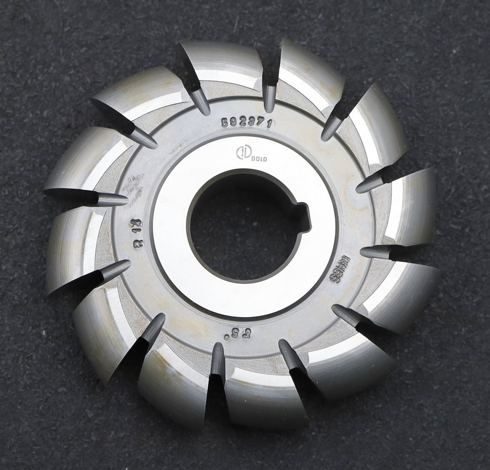 Bild des Artikels DOLD-Halbrund-Formfräser-konkav-Radiusfräser-Radius-10mm-Spannwinkel-6°-KHSS