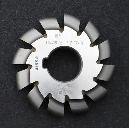 Bild des Artikels DOLD-Rollkettenrad-Formfräser-Teilung=-19,05mm=-3/4"-Rollen Ø=-12,07mm-BP-DIN8198