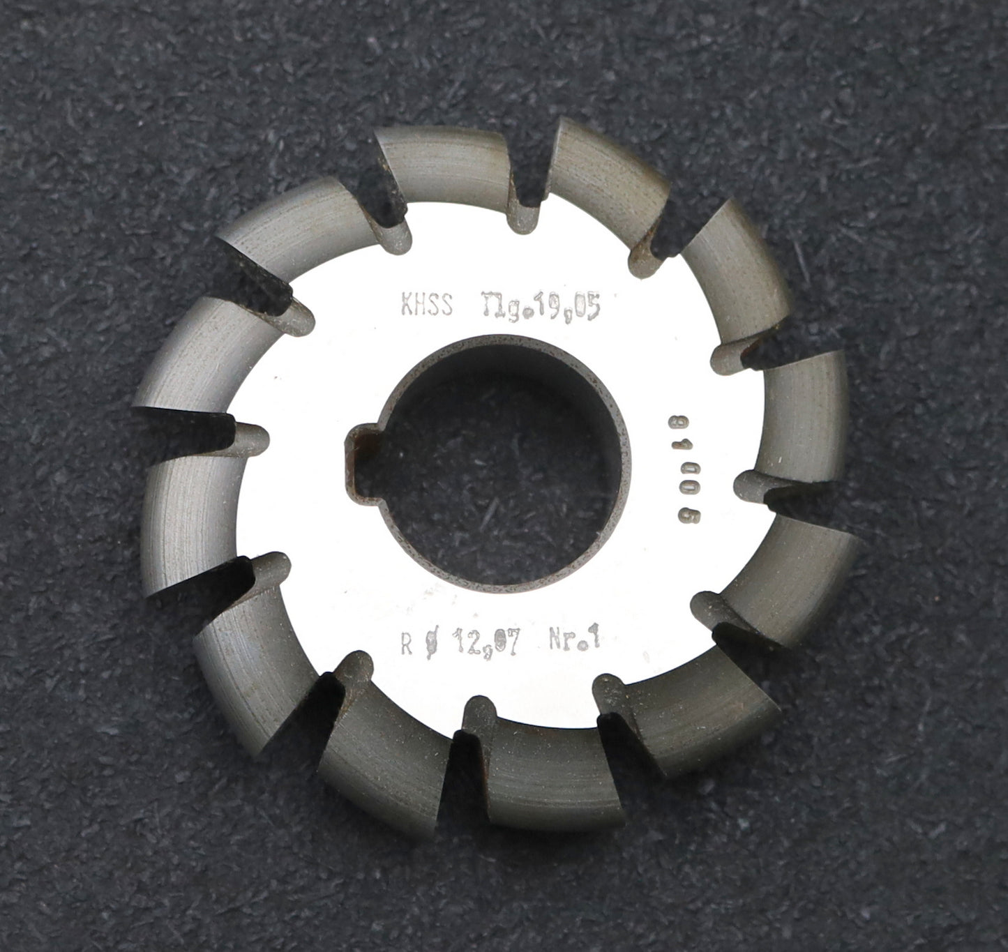 Bild des Artikels DOLD-Rollkettenrad-Formfräser-Teilung=-19,05mm=-3/4"-Rollen Ø=-12,07mm- Ø85x27mm