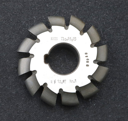 Bild des Artikels DOLD-Rollkettenrad-Formfräser-Teilung=-19,05mm=-3/4"-Rollen Ø=-12,07mm- Ø85x27mm