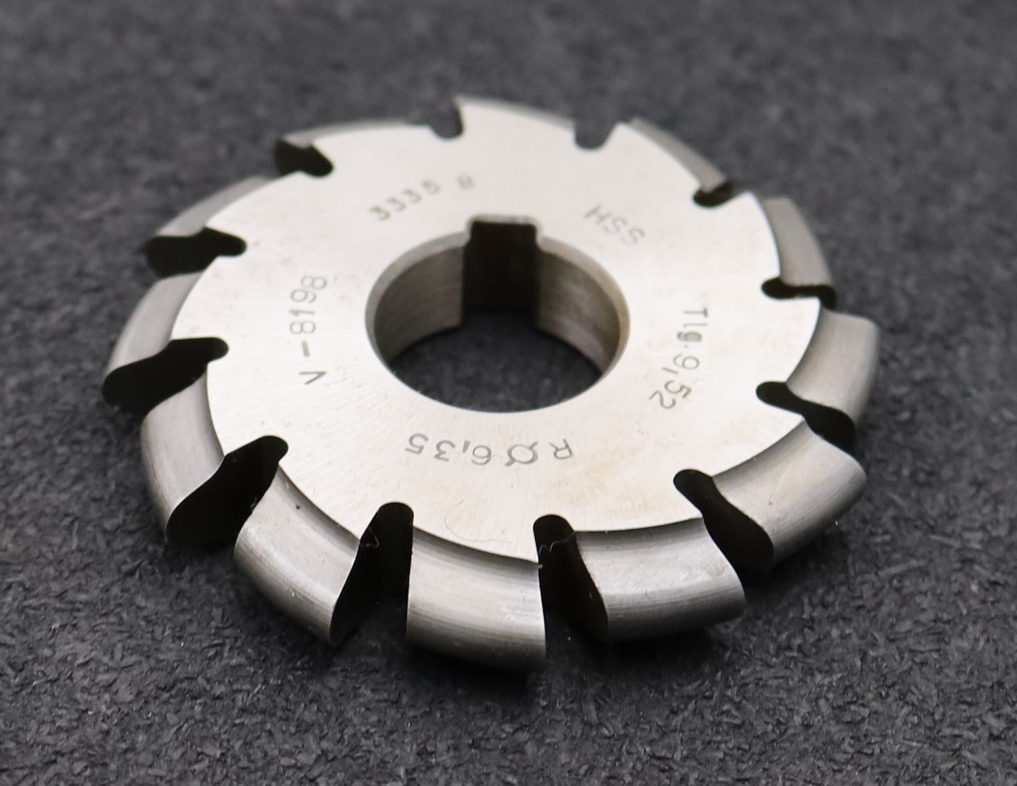 Bild des Artikels DOLD-Rollkettenrad-Formfräser-Teilung=-9,52mm=-3/8"-Rollen Ø=-6,35mm- Ø70x22mm