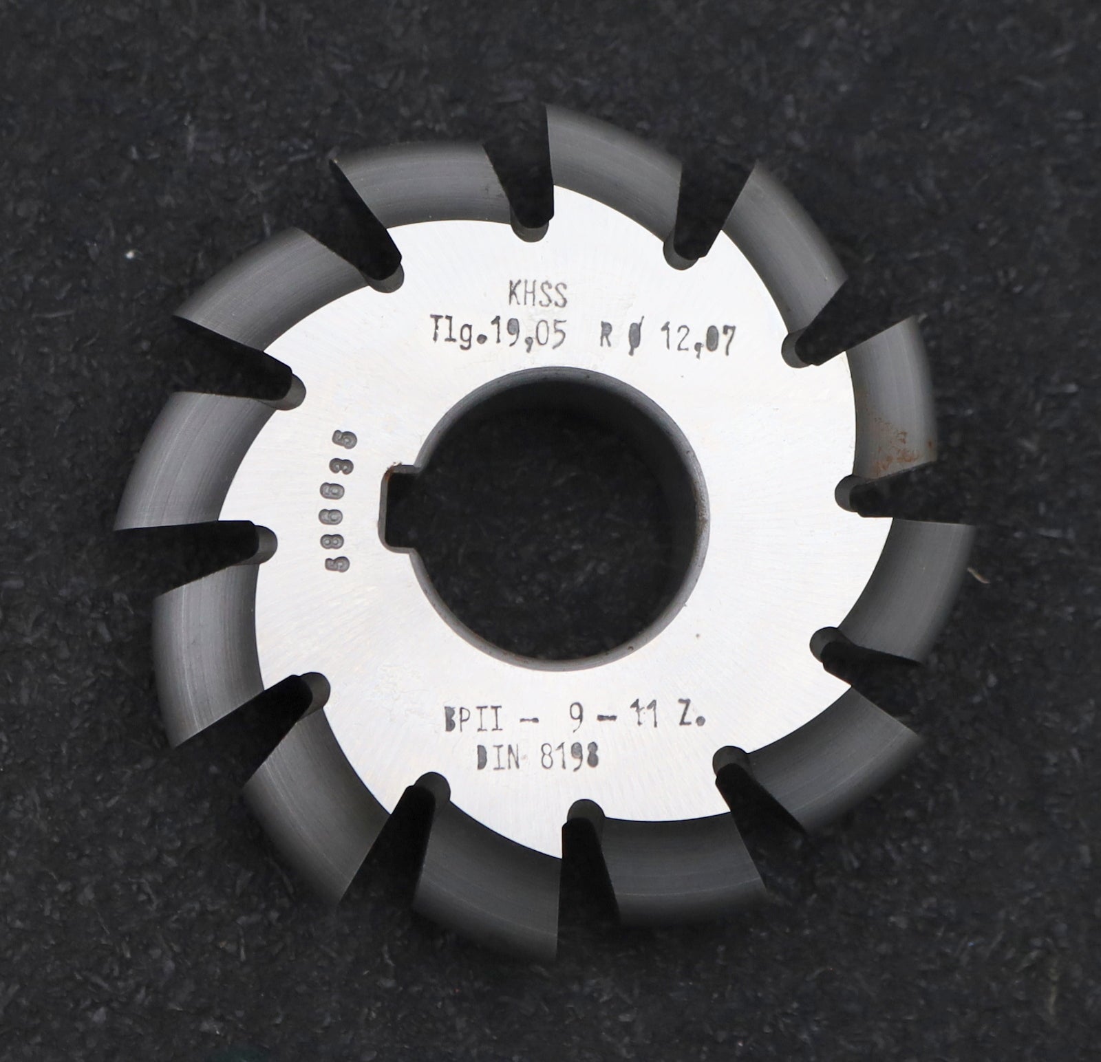 Bild des Artikels DOLD-Rollkettenrad-Formfräser-Teilung=-19,05mm=-3/4"-Rollen Ø=-12,07mm-Profil-II