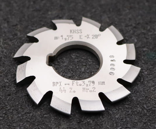 Bild des Artikels DOLD-Zahnformfräser-gear-profile-cutter-m=-1,75mm-No.-2-Z=-44-EGW-20°- Ø60x22mm