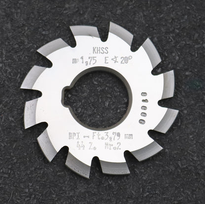 Bild des Artikels DOLD-Zahnformfräser-gear-profile-cutter-m=-1,75mm-No.-2-Z=-44-EGW-20°- Ø60x22mm