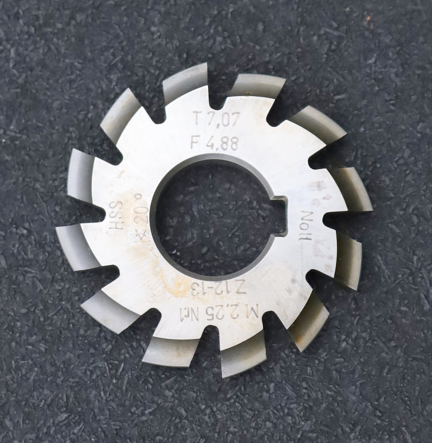 Bild des Artikels DOLD-Zahnformfräser-m=-2,25mm-No.-1-Z=-12-13-EGW-20°- Ø60x22mm-mit-LKN-