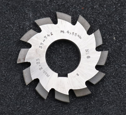 Bild des Artikels DOLD-Zahnformfräser-m=-2,25mm-No.-6-Z=-35-54-EGW-20°- Ø60x22mm-mit-LKN-