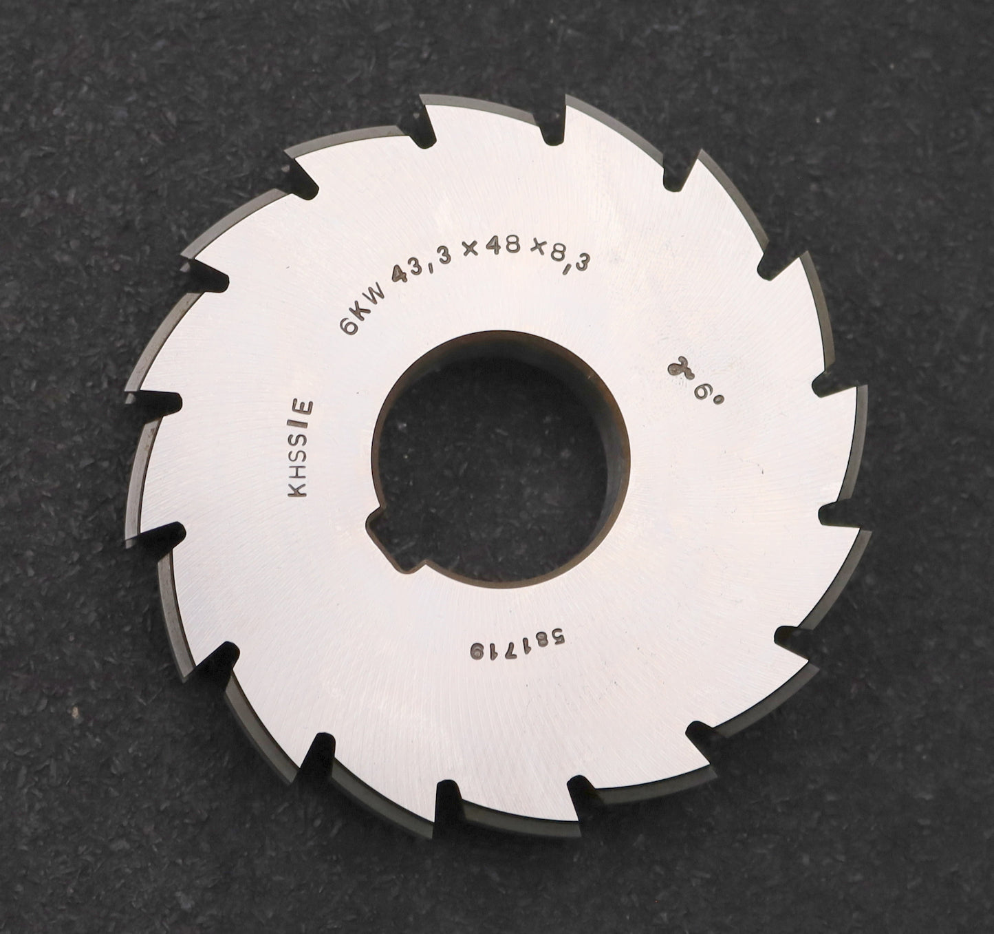 Bild des Artikels DOLD-Keilwellen-Formfräser-spline-cutter-6-Keile-43,3x48x8,3mm-mit-Höcker