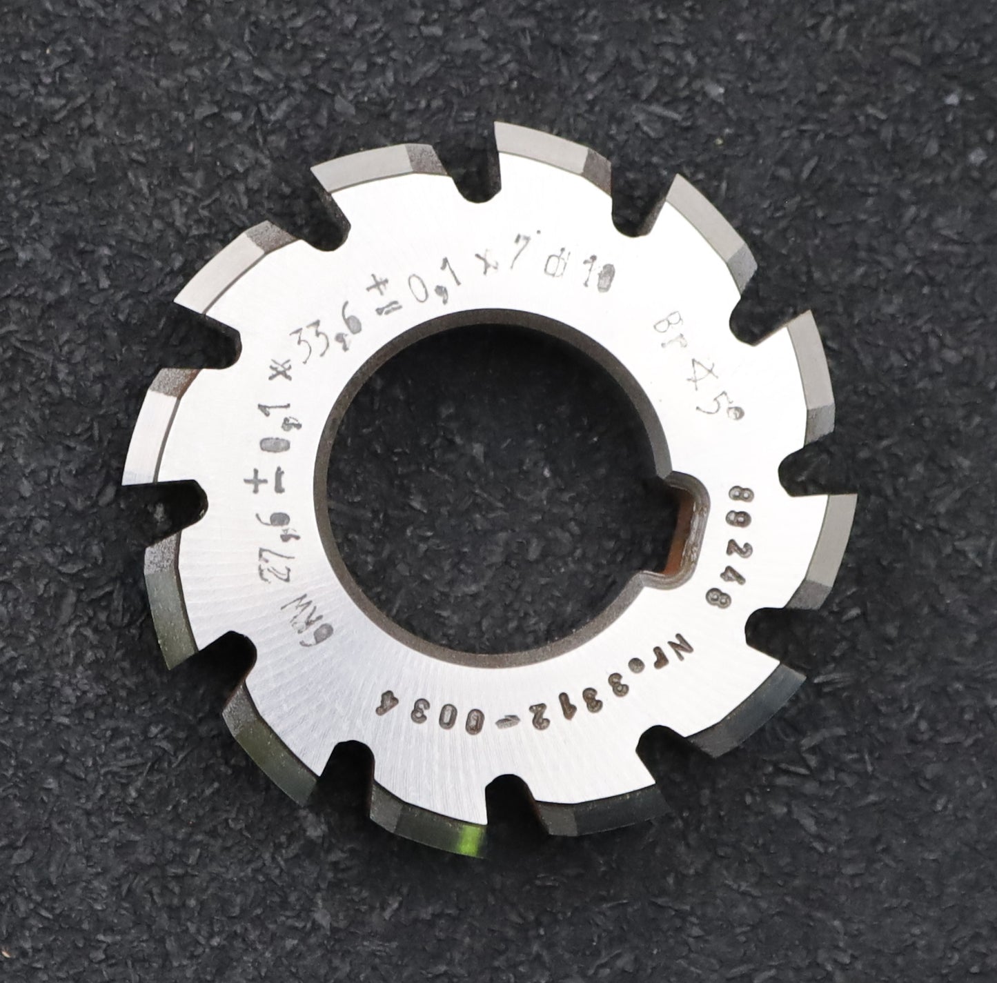 Bild des Artikels DOLD-Keilwellen-Formfräser-spline-cutter-6-Keile-27,6x33,6x7d10mm-12-Spannuten