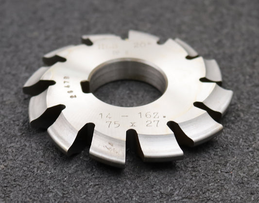 Bild des Artikels DOLD-Zahnformfräser-gear-profile-cutter-DP-8mm-No.-7-Z=-14-16-EGW-20°- Ø75x27mm