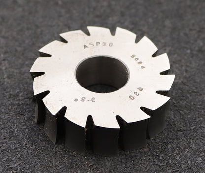 Bild des Artikels DOLD-Formfräser-konkav-Radiusfräser-Radius-30,0mm- Ø60,5x18x Ø22mm-14-Spannuten