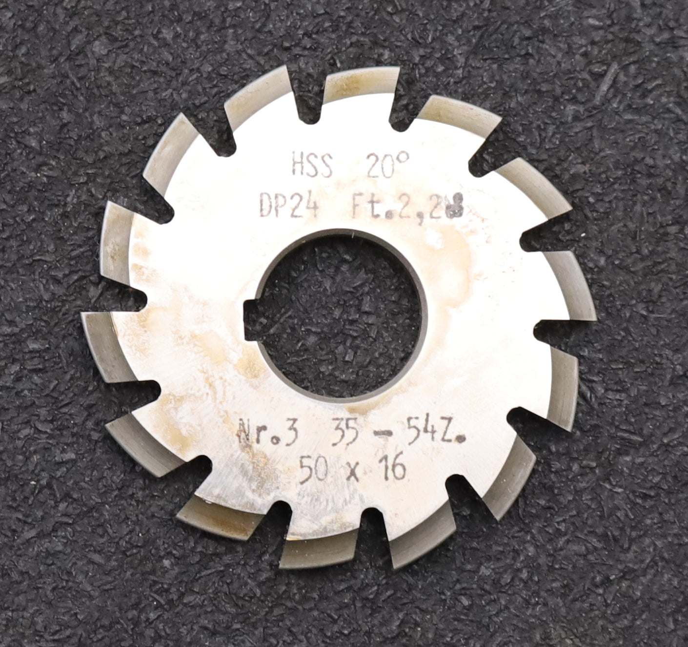 Bild des Artikels DOLD-Zahnformfräser-gear-profile-cutter-DP-24-No.-3--Z=-35-54-EGW-20° Ø50x16mm