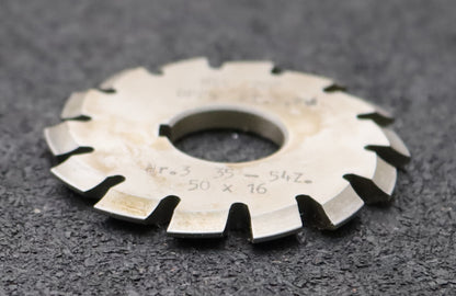 Bild des Artikels DOLD-Zahnformfräser-gear-profile-cutter-DP-24-No.-3--Z=-35-54-EGW-20° Ø50x16mm