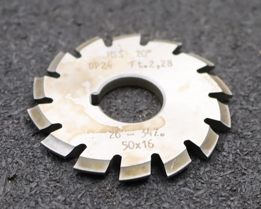 Bild des Artikels DOLD-Zahnformfräser-gear-profile-cutter-DP-24-No.-4--Z=-26-34-EGW-20° Ø50x16mm