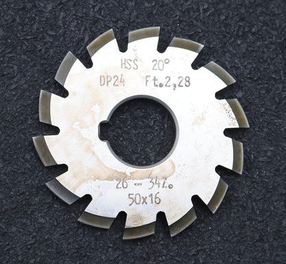 Bild des Artikels DOLD-Zahnformfräser-gear-profile-cutter-DP-24-No.-4--Z=-26-34-EGW-20° Ø50x16mm