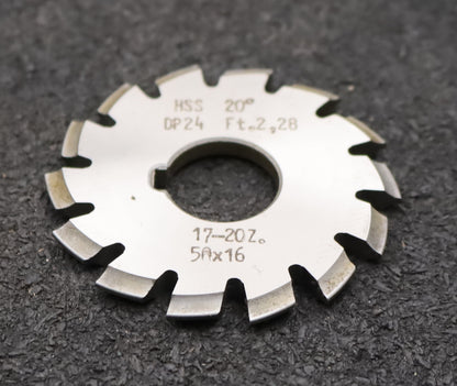 Bild des Artikels DOLD-Zahnformfräser-gear-profile-cutter-DP-24-No.-6--Z=-17-20-EGW-20° Ø50x16mm