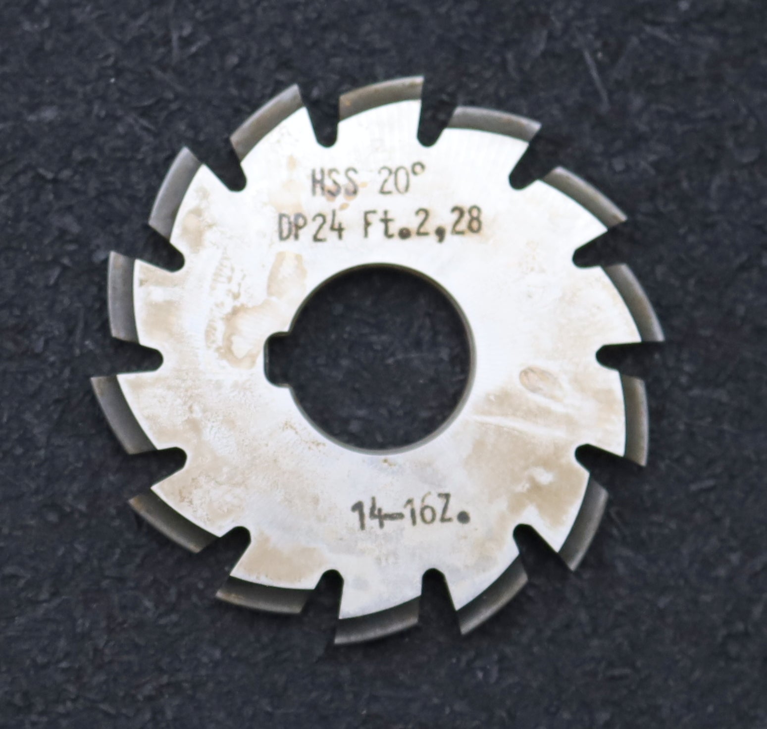 Bild des Artikels DOLD-Zahnformfräser-gear-profile-cutter-DP-24-No.-7--Z=-14-16-EGW-20° Ø50x16mm