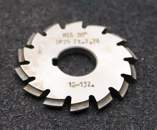 Bild des Artikels DOLD-Zahnformfräser-gear-profile-cutter-DP-24-No.-8--Z=-12-13-EGW-20° Ø50x16mm