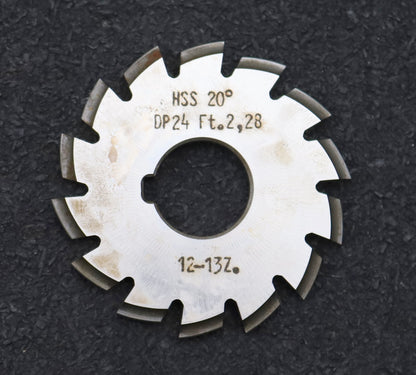 Bild des Artikels DOLD-Zahnformfräser-gear-profile-cutter-DP-24-No.-8--Z=-12-13-EGW-20° Ø50x16mm