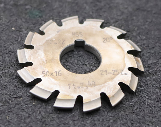 Bild des Artikels DOLD-Zahnformfräser-gear-profile-cutter-DP-22-No.-5--Z=-21-25-EGW-20° Ø50x16mm