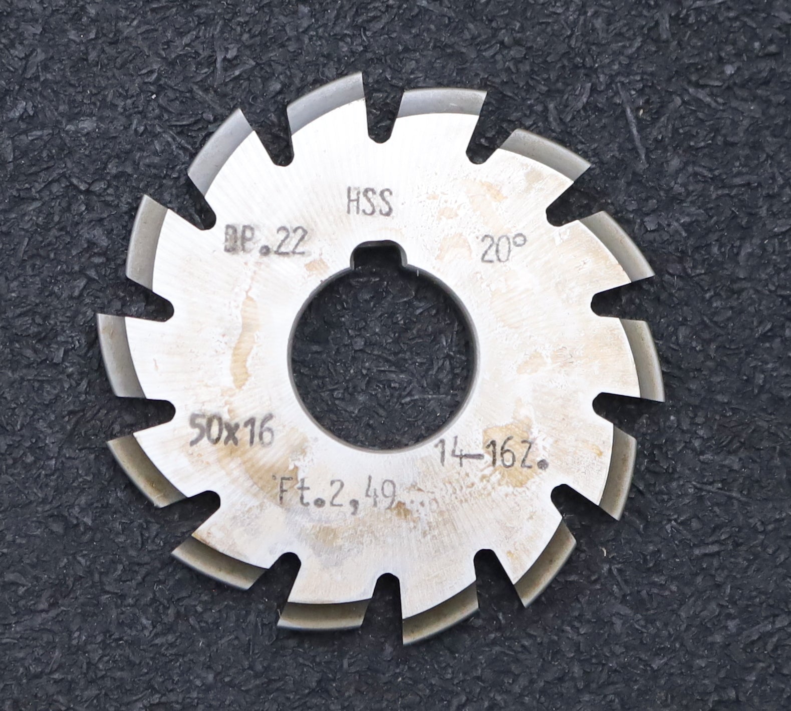 Bild des Artikels DOLD-Zahnformfräser-gear-profile-cutter-DP-22-No.-7--Z=-14-16-EGW-20° Ø50x16mm