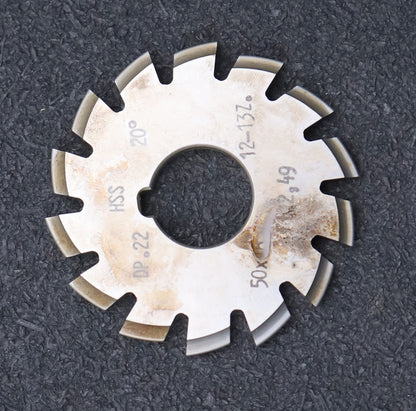 Bild des Artikels DOLD-Zahnformfräser-gear-profile-cutter-DP-22-No.-8--Z=-12-13-EGW-20° Ø50x16mm