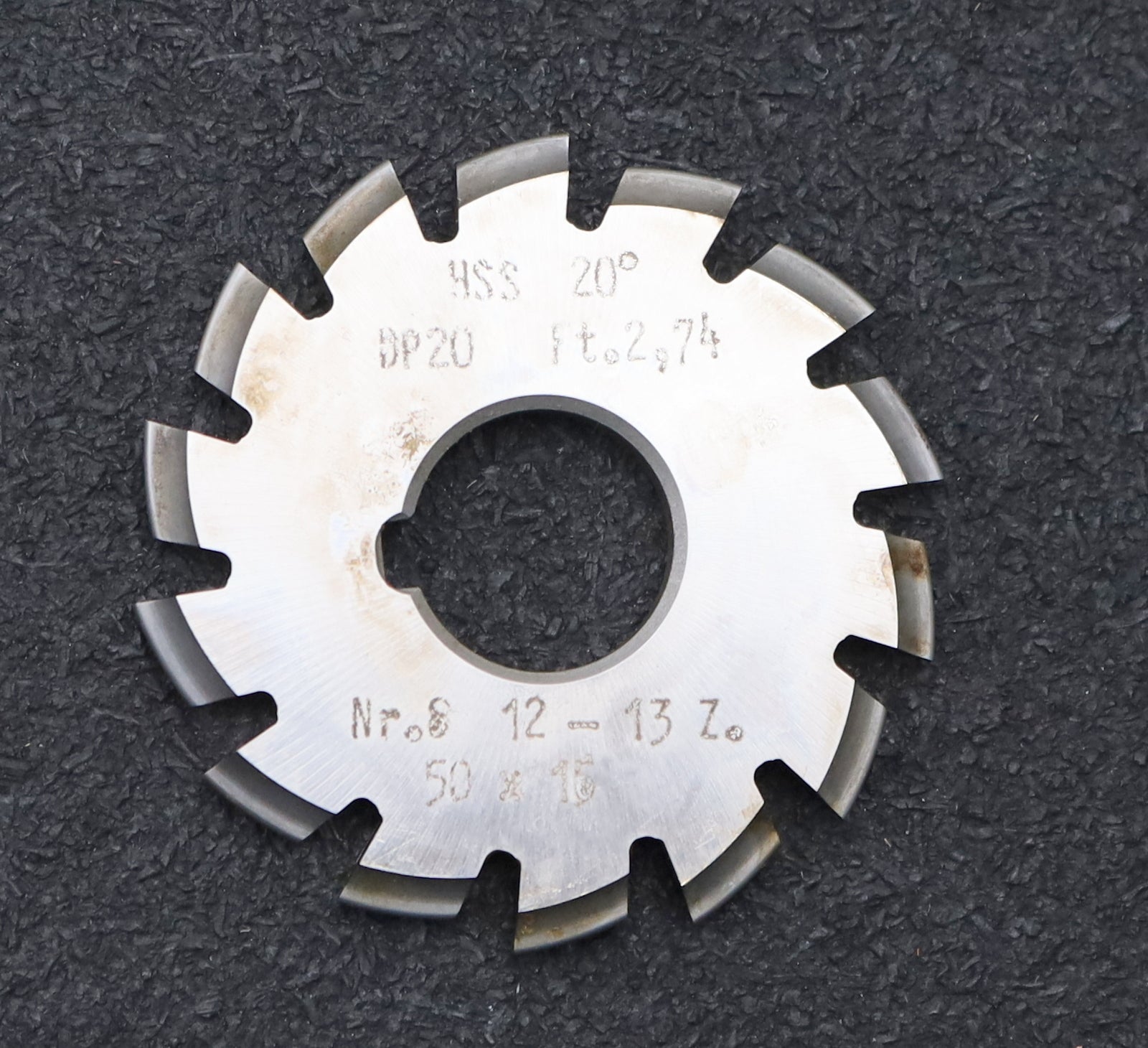 Bild des Artikels DOLD-Zahnformfräser-gear-profile-cutter-DP-20-No.-8--Z=-12-13-EGW-20° Ø50x16mm