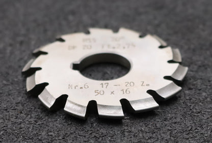 Bild des Artikels DOLD-Zahnformfräser-gear-profile-cutter-DP-20-No.-6--Z=-17-20-EGW-20° Ø50x16mm